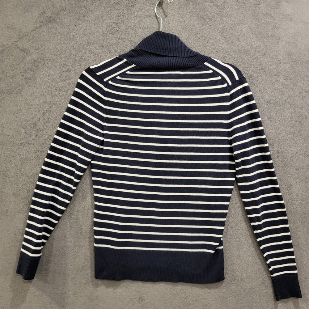 Banana Republic Sweater Women Size XS Striped Shawl Collar Office Casual Classic